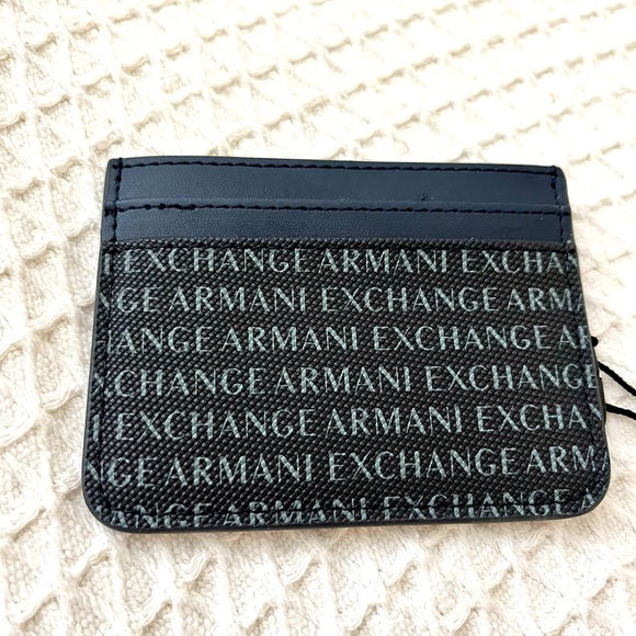 Armani Exchange All Over Logo Card Holder NWT - Picture 3 of 6